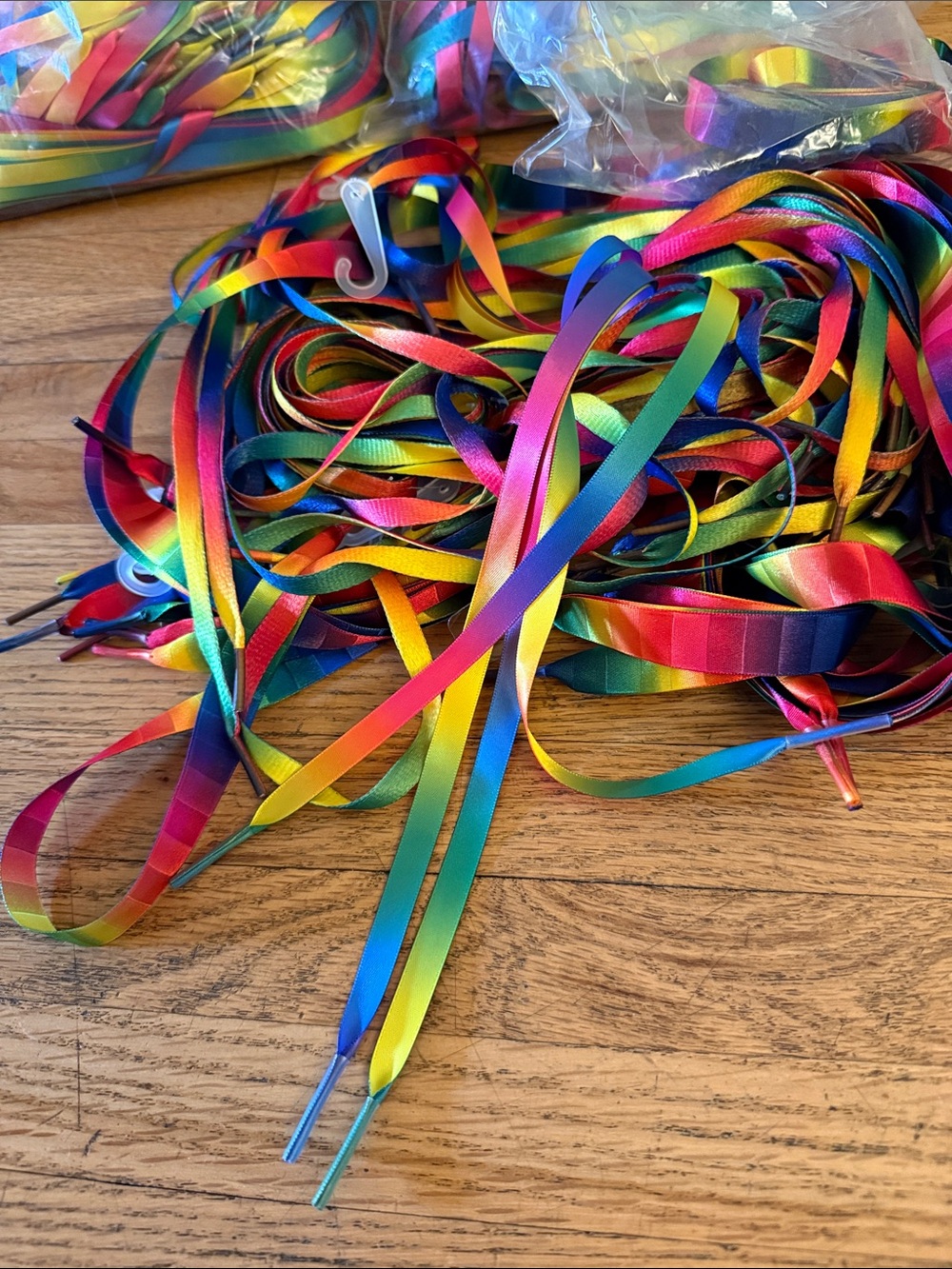 Wholesale Custom LGBT Pride Rainbow Shoelaces